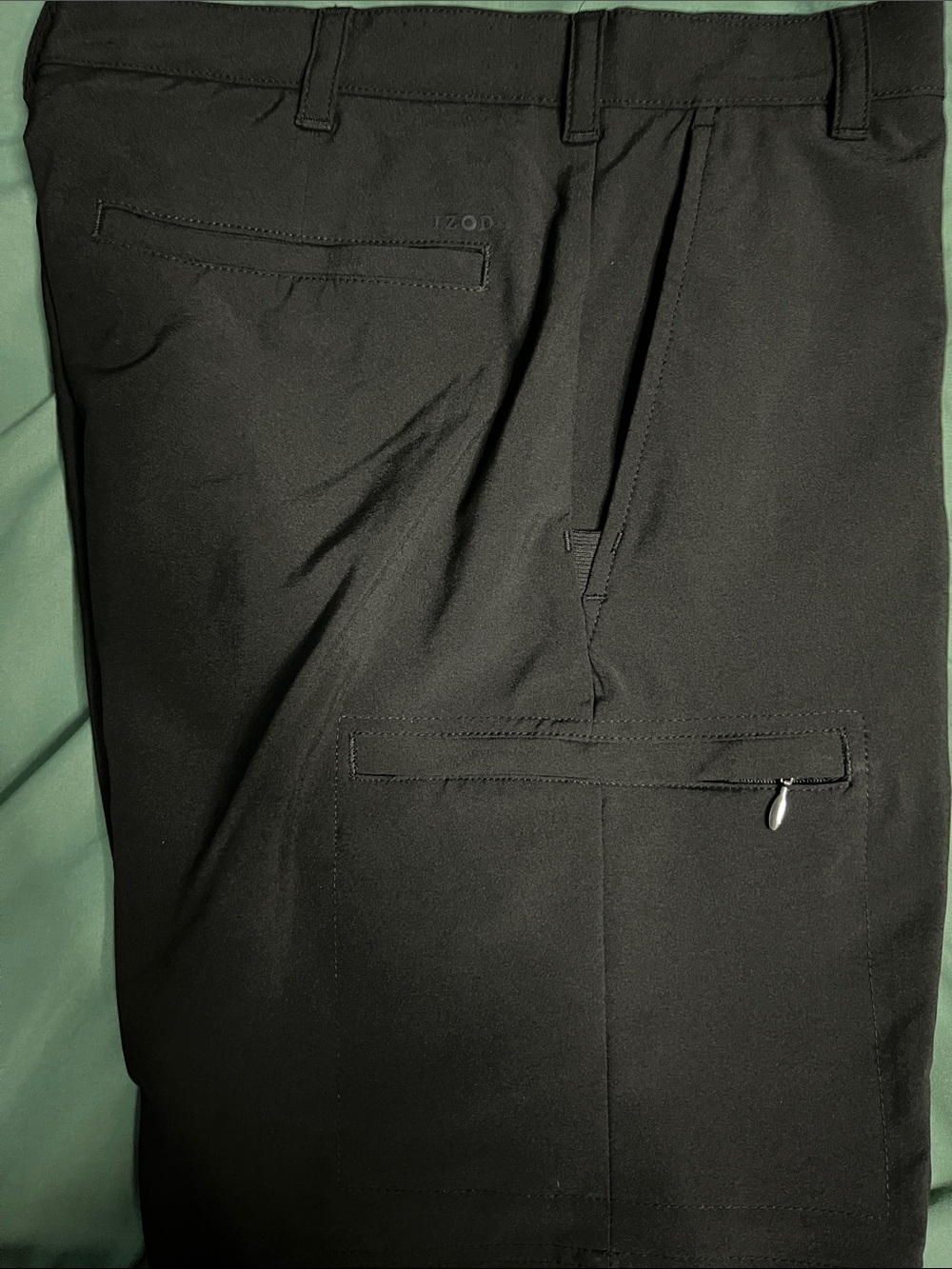 Izod Men's Black Hybrid Shorts